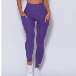 Bombshell Sportswear Vibrant Purple Curve Leggings